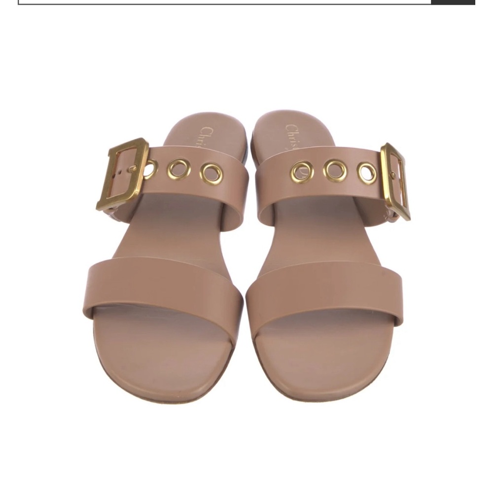 ISO Christian Dior leather slides